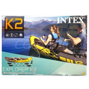 인텍스 익스플로러 카약 2인승 보트 낚시 물놀이 카누 레프팅 코스트코