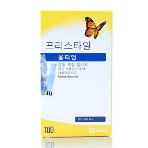 애보트 프리스타일 옵티엄 혈당시험지 1박스 100매 (26|08월)