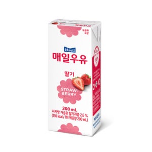 매일우유 멸균 딸기우유 200ml x 72팩