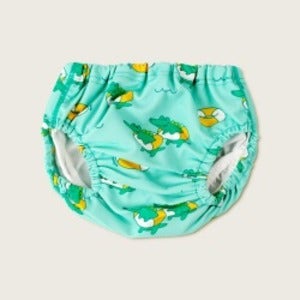 베이비앙 튜브악어 수영장기저귀/물놀이팬티/방수기저귀(팬티형)(민트색상)