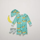 바나나 수영복 슈트(모자세트)