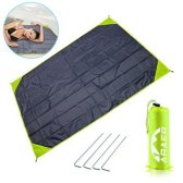 독일 ARAER Stranddecke Nylon Blanket Outdoor Licht Compact Picknickdecke Faltbare Decke mit Tasc
