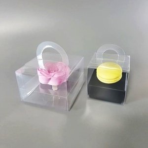 석고방향제 차량용 클립 고정  손잡이 투명상자  1개입 3종  25개~500개,PVC 투명 포장 케이스 통풍구