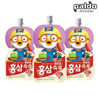 팔도 뽀로로 홍삼쏙쏙 포도 100ml 40팩