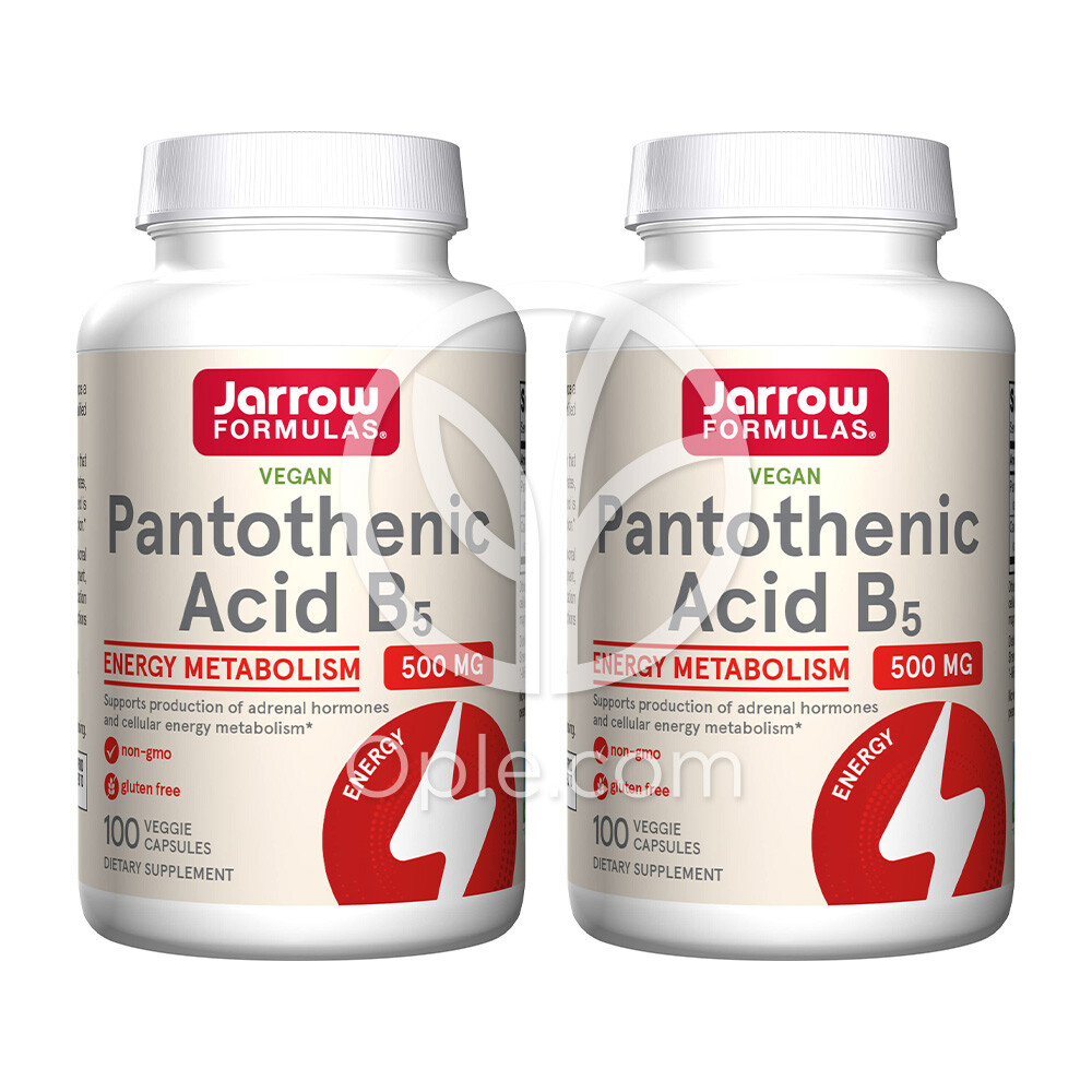 자로우포뮬러스 (오플닷컴) 2개 판토텐산 500 mg 100 베지 캡슐 비타민 B5 칼슘함유 비건 100 베지캡슐 빠른직구