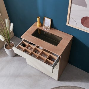 소티디자인 디프 4단 드레스룸 아일랜드 서랍장 800 모던 수납장 2컬러