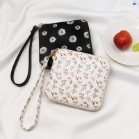 스트랩 D LAB Flower zipper wallet -