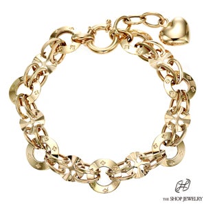 14k 18k 데일리 40대 여자 체인 할로우 금팔찌 와이프 아내 엄마 생일 선물