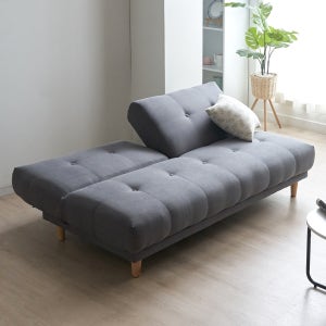 에보니아 라인 패브릭 방수원단 3인 독립형 소파베드