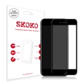 스코코 아이폰7용 블랙 2.5D 풀커버 강화유리 필름