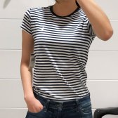 폴로랄프로렌 여성 기본 가로줄무늬 라운드넥 반팔 티셔츠 5컬러 women basic striped tee
