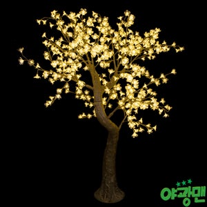 LED 크리스탈 나무 브라운