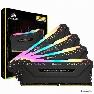 CORSAIR DDR4-3000 CL15 VENGEANCE PRO RGB BLACK 패키지 (64GB(8Gx8))