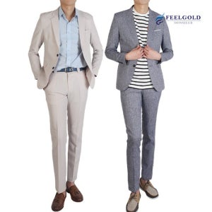 필골드 여름혼방 남성 정장슈트 상하세트 SD496n521 5종중택일