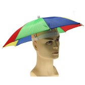 자외선 양산 참신 태양 보호 접는 우산 모자
