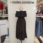 코데즈컴바인 codes combine 오프숄더목끈원피스 CDBOP822W7