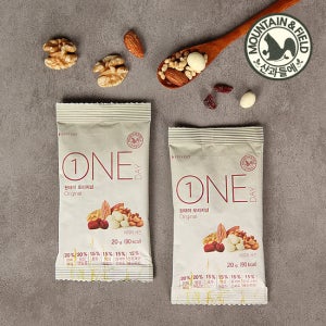 [산과들에] 하루 한줌견과 원데이오리지널 60봉 (실속견과간식)