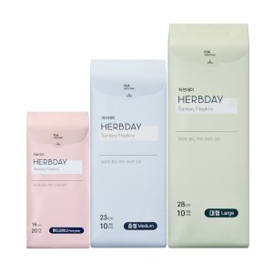 허브데이 생리대 대형/중형/팬티라이너 골라담기