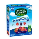 [핫바잉]Black Forest Juicy Center Fruity Medleys Fruit Snacks, Berry Mix Flavors, 0.8 Ounce Bag, 40 Cou