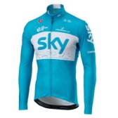 Castelli 긴팔져지 겨울 보온 Team Sky 블루