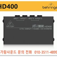 behringer HD400 / 2CH / 험노이즈 제거 / DI 박스