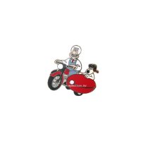 [Mybutton][정품]월레스와 그로밋(Motorbike).핀뱃지