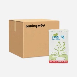 선인 에버휩 식물성 휘핑크림 1박스 (1030g*12개)