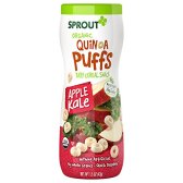 [무료배송] Sprout Organic Baby Food, Sprout Quinoa Puffs Organic Baby Snack, Apple Kale, 1.5 Ounce Canis