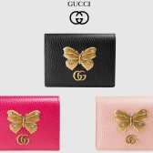구찌 레더 카드케이스 위드 버터플라이 leather card case with butterfly 영국샵 499361