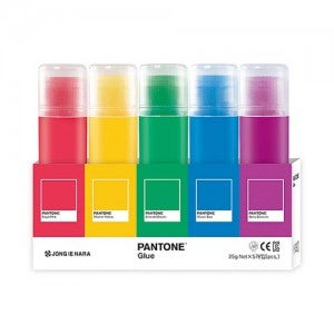 7500 종이나라 팬톤 컬러풀 접착제 25g 5색 세트 - AIN00002