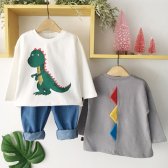 가을신상 크앙 공룡 뿔 티셔츠