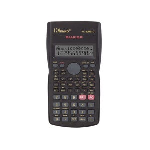 (KK-82MS-D 계산기-블랙) 10자리 공학용 사무용 업무용 휴대용 탁상용 전자 계산기