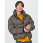 TNGT 박보검착용 khaki 티말라야 구스 하이넥 수퍼 puffer 오버핏 숏패딩 TGJU8D772K2 TGJU8D772