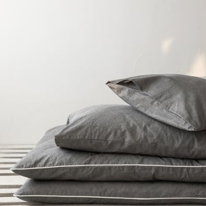 오디너리 요커버 |차콜|30수 멀티코튼 바이오워싱면 (온수매트 커버 겸용)