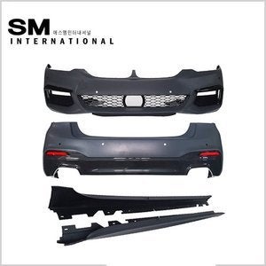 BMW 5시리즈 G30 엠텍 엠패키지 스타일 바디킷 풀세트 (프론트범퍼/ 리어범퍼/ 사이드스커트 스컷)