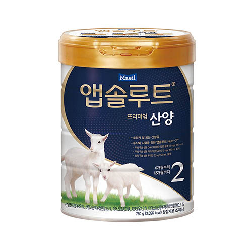 앱솔루트 플래티넘 산양분유 1단계  350g  2개