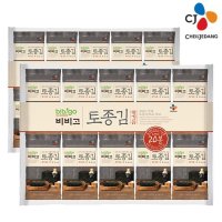 CJ씨푸드 CJ제일제당 비비고 토종김 참기름 5g x 20개입