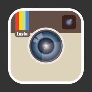 인스타그램 노트북 캐리어 로고 브랜드 스티커