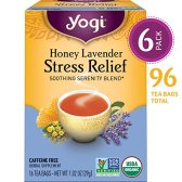 5992724-Yogi Tea - Honey Lavender Stress Relief - Soothing Serenity Blend - 6 Pack, 96 Tea Bags Tota