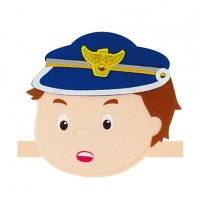 [청양토이] 직업 머리띠-경찰 / 놀이인형 인형극