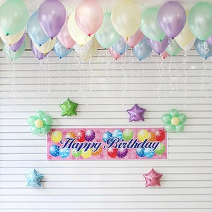 풍선 생일파티 세트-3 [헬륨가스포함]