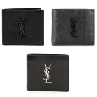 YSL 생로랑 모노그램 크로커다일 반지갑