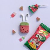 DIY 에어팟 수박바 코바늘 손뜨개 케이스 뜨기 키트 뜨개질