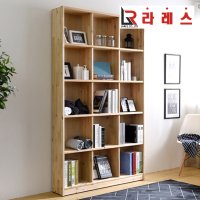 라레스가구 프라임 삼나무 원목 5단 1200 책장