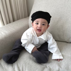 빵떡베레모 면이라 편한 아기 모자, 유호랑