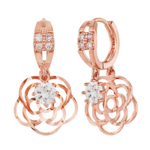 18K 마고로즈 귀걸이