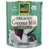 네이티브 포레스트 단순 유기농 무가당 코코넛 밀크 96 온스