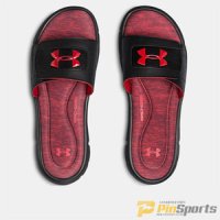 [Under Armour] 언더아머 히트기어 UA 이그나이트 V 헤덜드 슬리퍼 158-002 블랙/카디널