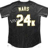 Bruno Mars Hooligans BET Awards Baseball Jersey Stitched Throwback Jerseys VIVA VILLA