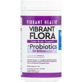 [무료배송] Vibrant Health - Vibrant Flora, Lean Body Support + Probiotics, Natural Peach Mango, 21 Servi